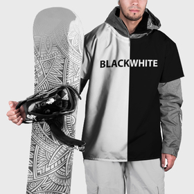 Накидка на куртку 3D с принтом Black white в Курске, 100% полиэстер |  | Тематика изображения на принте: 