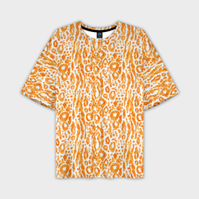Мужская футболка oversize 3D с принтом Леопардовый яркий принт в Новосибирске,  |  | 