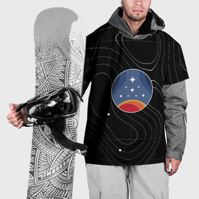Накидка на куртку 3D с принтом The Constellation , 100% полиэстер |  | 