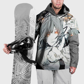 Накидка на куртку 3D с принтом Макима Дэндзи человек бензопила в Белгороде, 100% полиэстер |  | Тематика изображения на принте: 