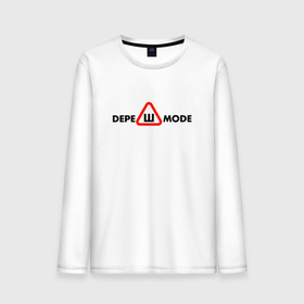 Мужской лонгслив хлопок с принтом Depeche Mode   Mobile Style в Кировске, 100% хлопок |  | 