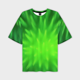 Мужская футболка oversize 3D с принтом Зеленый    взрыв в Кировске,  |  | 