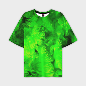 Мужская футболка oversize 3D с принтом Green  abstract   texture в Белгороде,  |  | 