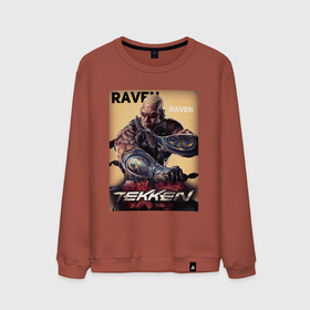 Мужской свитшот хлопок с принтом Tekken 8 : Raven в Екатеринбурге, 100% хлопок |  | Тематика изображения на принте: 