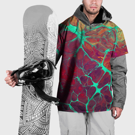 Накидка на куртку 3D с принтом Нейронные соединения абстракция , 100% полиэстер |  | 