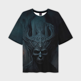 Мужская футболка oversize 3D с принтом Древний демон в Курске,  |  | Тематика изображения на принте: 