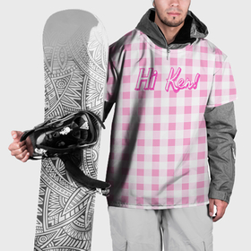 Накидка на куртку 3D с принтом Hi Ken   фраза и костюм Барби в Кировске, 100% полиэстер |  | 