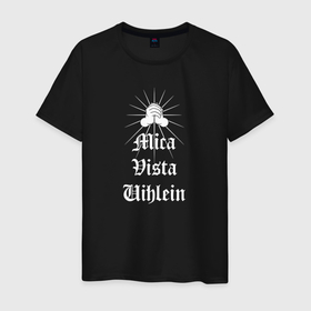Мужская футболка хлопок с принтом Mica vista uihlein   Dark and Darker holy purification в Екатеринбурге, 100% хлопок | прямой крой, круглый вырез горловины, длина до линии бедер, слегка спущенное плечо. | Тематика изображения на принте: 
