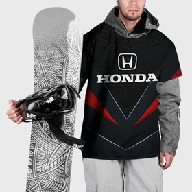 Накидка на куртку 3D с принтом Honda   технологии , 100% полиэстер |  | 