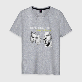 Мужская футболка хлопок с принтом Depeche Mode   Shake The Disease Faces в Петрозаводске, 100% хлопок | прямой крой, круглый вырез горловины, длина до линии бедер, слегка спущенное плечо. | 