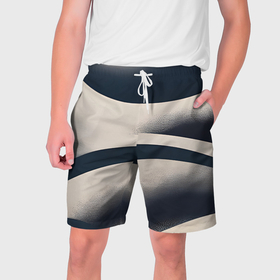 Мужские шорты 3D с принтом Абстрактный принт   нейросеть в Кировске,  полиэстер 100% | прямой крой, два кармана без застежек по бокам. Мягкая трикотажная резинка на поясе, внутри которой широкие завязки. Длина чуть выше колен | 