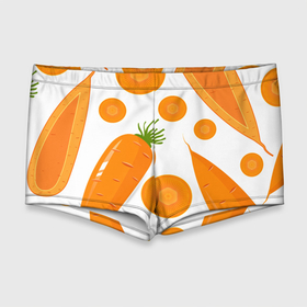 Мужские купальные плавки 3D с принтом Свежая морковь , Полиэстер 85%, Спандекс 15% |  | Тематика изображения на принте: 