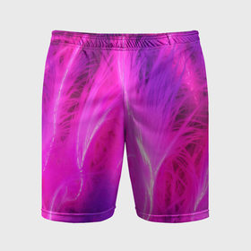 Мужские шорты спортивные с принтом Pink abstract texture в Кировске,  |  | 