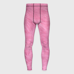 Мужские тайтсы 3D с принтом Розовая шерсть в Тюмени,  |  | 