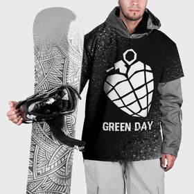Накидка на куртку 3D с принтом Green Day glitch на темном фоне в Курске, 100% полиэстер |  | Тематика изображения на принте: 