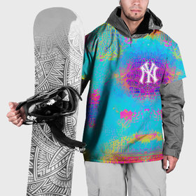 Накидка на куртку 3D с принтом New York Yankees   baseball team   logo в Санкт-Петербурге, 100% полиэстер |  | 