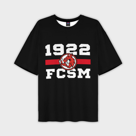 Мужская футболка oversize 3D с принтом 1922 FCSM в Тюмени,  |  | Тематика изображения на принте: 