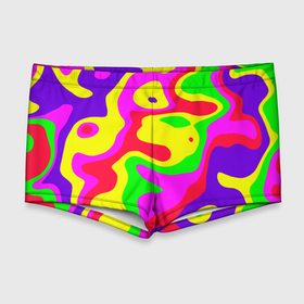 Мужские купальные плавки 3D с принтом Абстракция пять цветов в Тюмени, Полиэстер 85%, Спандекс 15% |  | Тематика изображения на принте: 