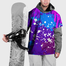Накидка на куртку 3D с принтом A Riot of colors в Петрозаводске, 100% полиэстер |  | Тематика изображения на принте: 
