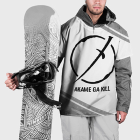 Накидка на куртку 3D с принтом Akame ga Kill glitch на светлом фоне в Петрозаводске, 100% полиэстер |  | 