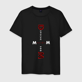 Мужская футболка хлопок с принтом Depeche Mode   Memento Mori MM в Петрозаводске, 100% хлопок | прямой крой, круглый вырез горловины, длина до линии бедер, слегка спущенное плечо. | 