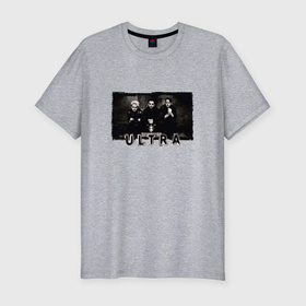 Мужская футболка хлопок Slim с принтом Depeche Mode   Ultra в Екатеринбурге, 92% хлопок, 8% лайкра | приталенный силуэт, круглый вырез ворота, длина до линии бедра, короткий рукав | Тематика изображения на принте: 