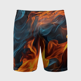 Мужские шорты спортивные с принтом Пламя   огня в Петрозаводске,  |  | Тематика изображения на принте: 