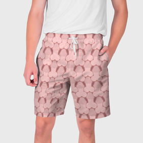 Мужские шорты 3D с принтом ХХХ   18+ в Екатеринбурге,  полиэстер 100% | прямой крой, два кармана без застежек по бокам. Мягкая трикотажная резинка на поясе, внутри которой широкие завязки. Длина чуть выше колен | 