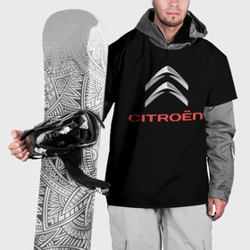 Накидка на куртку 3D с принтом Citroen auto sports в Петрозаводске, 100% полиэстер |  | 