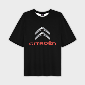 Мужская футболка oversize 3D с принтом Citroen auto sports в Петрозаводске,  |  | 