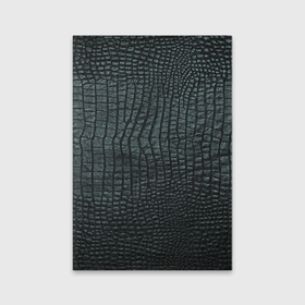 Обложка для паспорта матовая кожа с принтом Текстура крокодиловой кожи в Белгороде, натуральная матовая кожа | размер 19,3 х 13,7 см; прозрачные пластиковые крепления | 