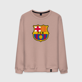 Мужской свитшот хлопок с принтом Barcelona fc sport , 100% хлопок |  | 