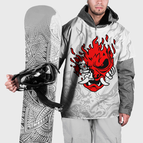 Накидка на куртку 3D с принтом Samurai   Cyberpunk 2077 в Санкт-Петербурге, 100% полиэстер |  | 
