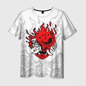 Мужская футболка 3D с принтом Samurai   Cyberpunk 2077 в Кировске, 100% полиэфир | прямой крой, круглый вырез горловины, длина до линии бедер | 