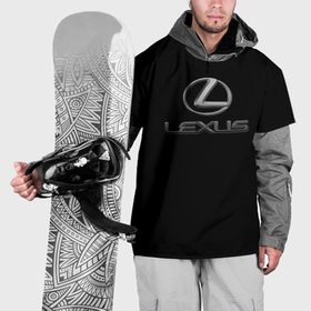 Накидка на куртку 3D с принтом Lexus brend sport , 100% полиэстер |  | Тематика изображения на принте: 
