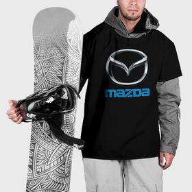 Накидка на куртку 3D с принтом Mazda sportcar в Новосибирске, 100% полиэстер |  | 