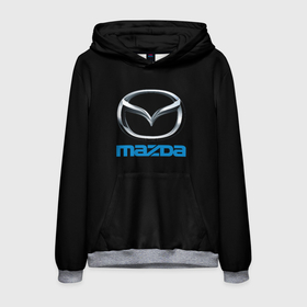 Мужская толстовка 3D с принтом Mazda sportcar в Курске, 100% полиэстер | двухслойный капюшон со шнурком для регулировки, мягкие манжеты на рукавах и по низу толстовки, спереди карман-кенгуру с мягким внутренним слоем. | 