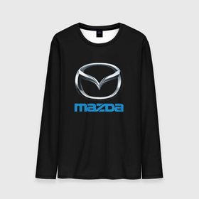 Мужской лонгслив 3D с принтом Mazda sportcar в Курске, 100% полиэстер | длинные рукава, круглый вырез горловины, полуприлегающий силуэт | 