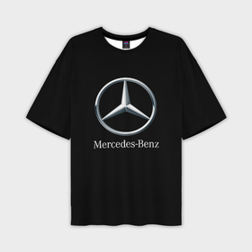 Мужская футболка oversize 3D с принтом Mercedes benz sport auto в Тюмени,  |  | 