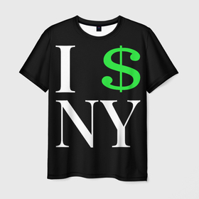 Мужская футболка 3D с принтом I steal NY   Payday 3 в Новосибирске, 100% полиэфир | прямой крой, круглый вырез горловины, длина до линии бедер | 