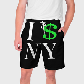 Мужские шорты 3D с принтом I steal NY   Payday 3 в Курске,  полиэстер 100% | прямой крой, два кармана без застежек по бокам. Мягкая трикотажная резинка на поясе, внутри которой широкие завязки. Длина чуть выше колен | Тематика изображения на принте: 