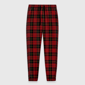 Мужские брюки 3D с принтом Pajama pattern red в Петрозаводске, 100% полиэстер | манжеты по низу, эластичный пояс регулируется шнурком, по бокам два кармана без застежек, внутренняя часть кармана из мелкой сетки | Тематика изображения на принте: 