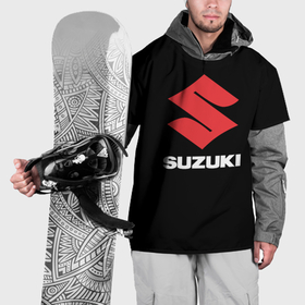 Накидка на куртку 3D с принтом Suzuki sport brend в Белгороде, 100% полиэстер |  | Тематика изображения на принте: 