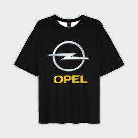 Мужская футболка oversize 3D с принтом Opel sport car в Курске,  |  | 