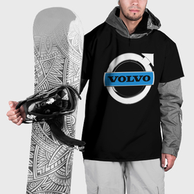 Накидка на куртку 3D с принтом Volvo sport car , 100% полиэстер |  | Тематика изображения на принте: 