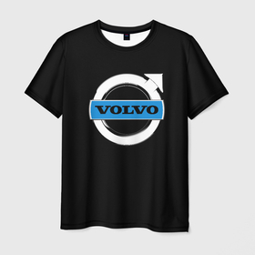 Мужская футболка 3D с принтом Volvo sport car , 100% полиэфир | прямой крой, круглый вырез горловины, длина до линии бедер | Тематика изображения на принте: 