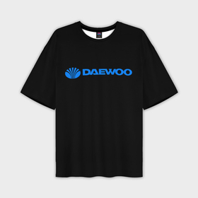 Мужская футболка oversize 3D с принтом Daewoo sport korea в Новосибирске,  |  | 