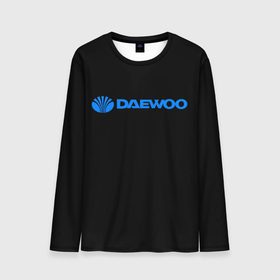 Мужской лонгслив 3D с принтом Daewoo sport korea в Петрозаводске, 100% полиэстер | длинные рукава, круглый вырез горловины, полуприлегающий силуэт | Тематика изображения на принте: 