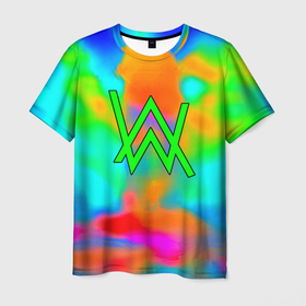 Мужская футболка 3D с принтом Alan walker toxic music в Кировске, 100% полиэфир | прямой крой, круглый вырез горловины, длина до линии бедер | 