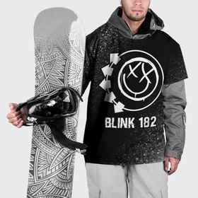 Накидка на куртку 3D с принтом Blink 182 glitch на темном фоне в Петрозаводске, 100% полиэстер |  | Тематика изображения на принте: 
